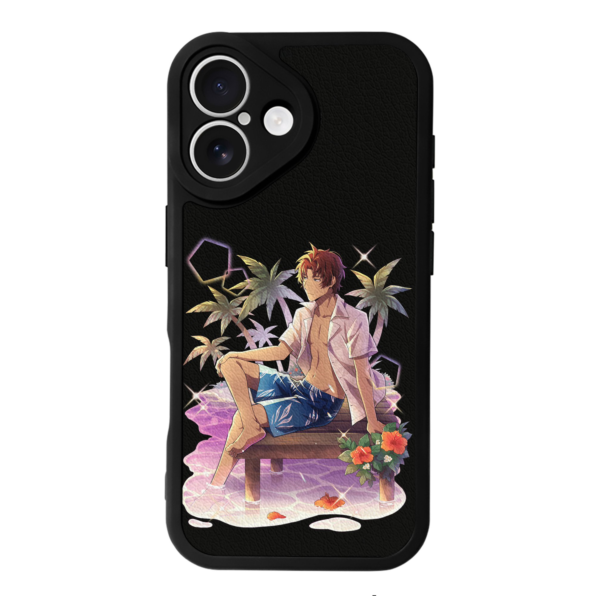 （画像用） 文豪ストレイドッグス Bungo Stray Dogs 【iPhone 16シリーズ対応】シリコンスマホケース（レザー調） 材質：シリコン